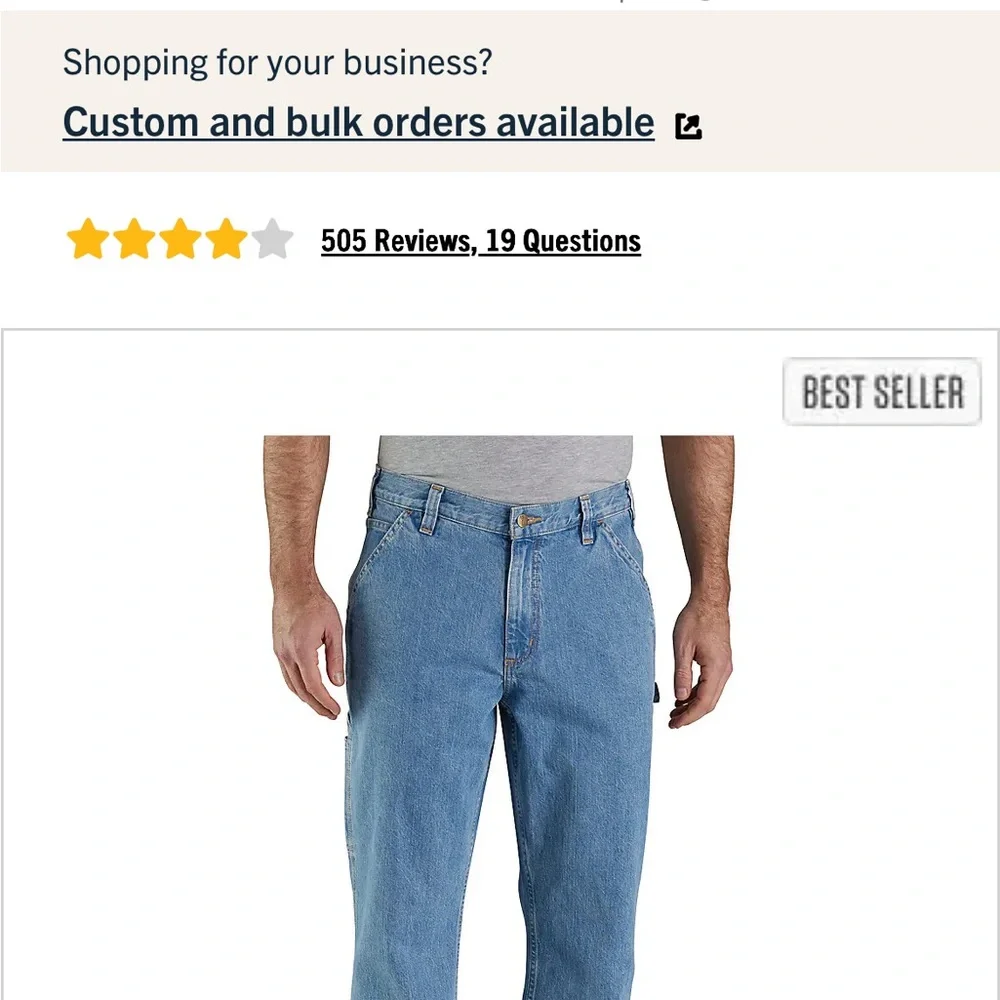 Carhartt Men’s Utility Loose Fit Jeans